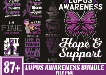 https://svgpackages.com 87 Lupus Awareness png Bundle, Lupus Digital png, Warrio lupus awareness Png, In May We Wear Purple Png, Commercial Use, Digital Download 1014919035