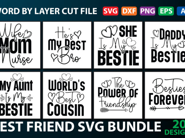 Friendship svg bundle, friends svg, best friends svg, friendship svg, svg files for cricut, funny friends svg, friendship quotes, silhouette,friendship svg bundle, friends svg, best friends svg, besties to the t shirt graphic design