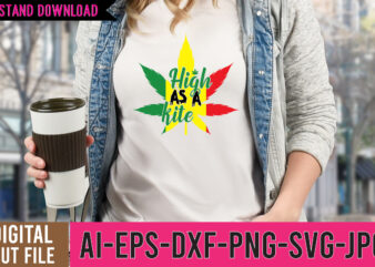 High As A kite SVG Cut File graphic t shirt