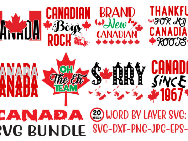Canada day svg bundle ,canada day svg design