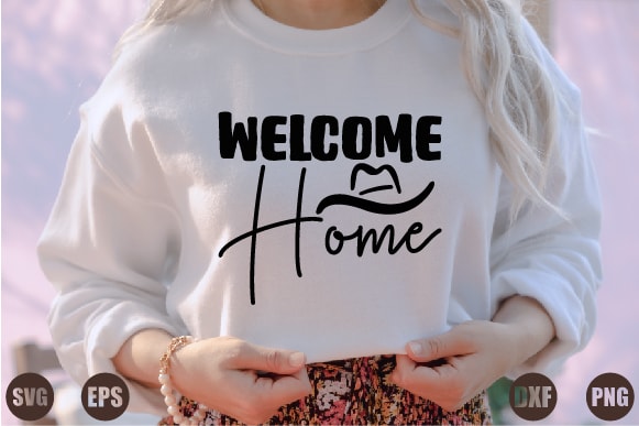 Welcome home t shirt design for sale