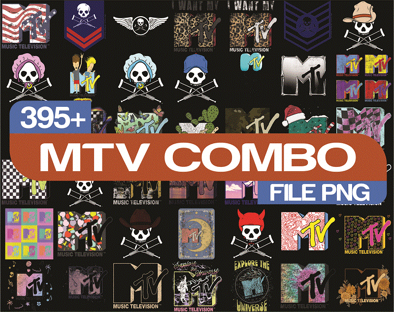 MTV PNG Bundle, Mtv spring, Mtv Old School , Mtv logo set , mtv leopard, Mtv Old School , Mtv logo set, Digital Download 1008421216