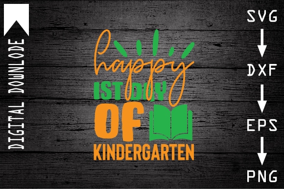 Happy 1st day of kindergarten graphic t shirt