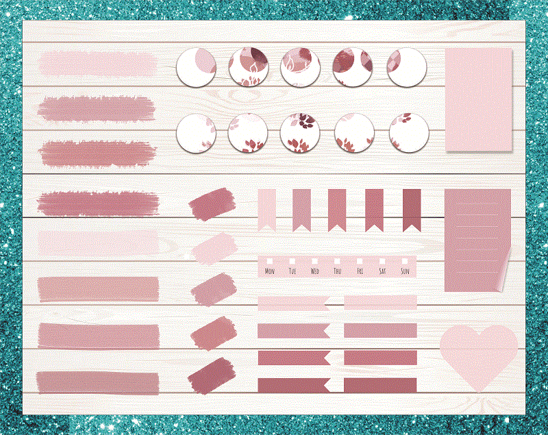 Muted Pastel Planner Bling Accessory Kit Digital Planner PNG Stickers  Planning Top View Desk Mockup Scrapbooking Clipart Scene Goodnotes -   Norway