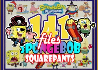 https://svgpackages.com 141 SpongeBob SquarePants Bundle, SpongeBob SquarePants Clip Art, SpongeBob SquarePants Png, SpongeBob SquarePants Images, Instant Download 961655348