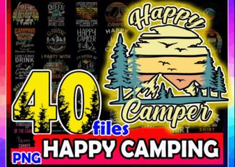 https://svgpackages.com 40 Designs Happy Camping PNG Bundle, Happy Camper Png, Queen of Camper, Best Campest png, Truck Camping png, Camping Lover, Instant Download 963420516