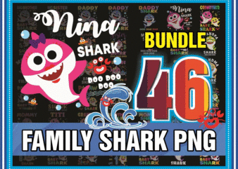 https://svgpackages.com 46 Designs Family Shark PNG Bundle, Baby shark PNG, Birthday Shark, Baby Shark Birthday Png, Momy Shark Png, Sister Shark, Digital Download 968703122