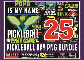https://svgpackages.com 25 Designs Pickleball Is My Game Png Bundle, Life Is A Game Png, Sports & Activity png, Vintage Pickleball, World Pickleball Federation Png 970254156