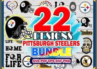 https://svgpackages.com 22 Pittsburgh Steelers Svg Bundle, Steelers Svg, Pittsburgh Steelers Logo, Steelers Clipart, Football SVG Bundle, Svg File For Cricut 975128853 graphic t shirt
