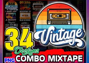https://svgpackages.com 34 Designs Vintage Mixtape Png, Vintage Retro mixtape, I made you a mixtape, Old school Hip hop, Rock out png, Never forget Cool 80s 90s 976408560