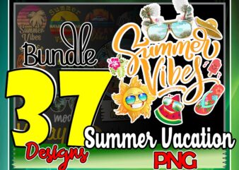 https://svgpackages.com 37 Summer Vacation Png Bundle, Summer Vibes Png, Vacay Vibes Png, Retro sunset png, Tropical png, Beach Vibes png, Sublimation file 977133030