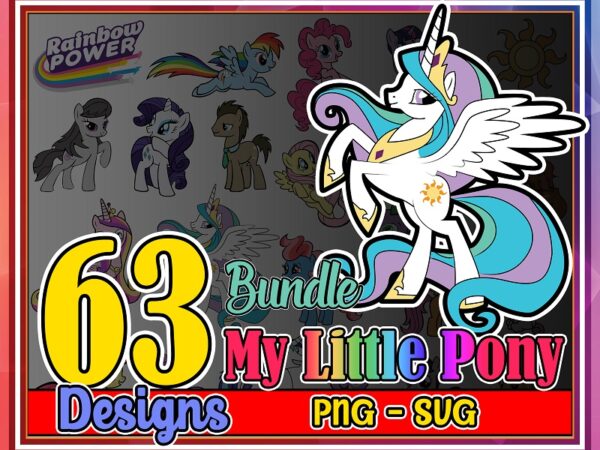 Https://svgpackages.com 63 designs pony piece bundle, pack svg png cricut twilight sparkly apple jack sweetie pie rarity rainbow dash spike, digital download 977798724