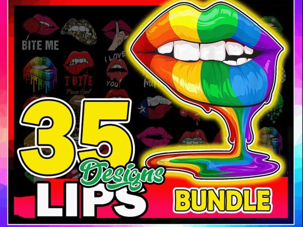 Https://svgpackages.com 35 designs lips png, kiss lips png, dripping lips, leopard lips, sexy biting lips, green lips png, colorful lips, digital download 980018931