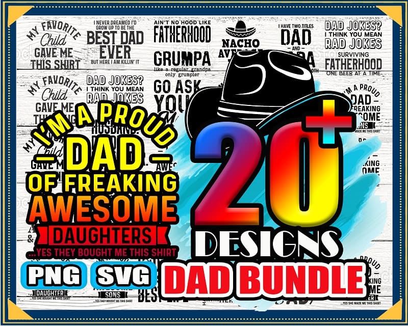 20 Dad Bundle Designs, Father’s Day Svg, Daddy Svg, Father Svg, Papa Svg,Funny Quote, Best Dad Ever Grills on, Dad Decal Designs, Cut File 818605693