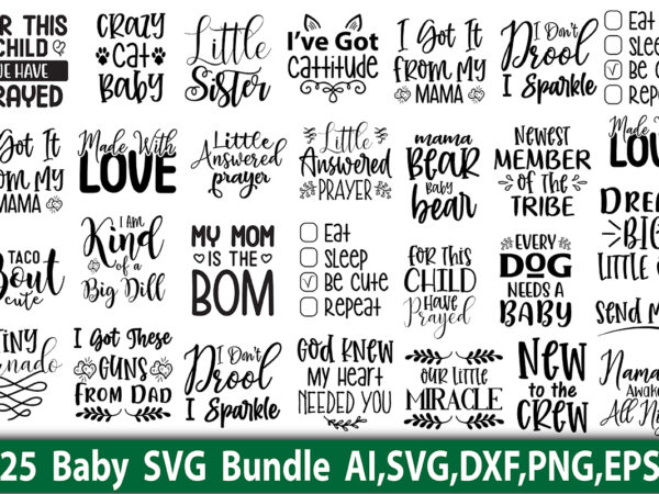 Baby svg bundle t shirt template