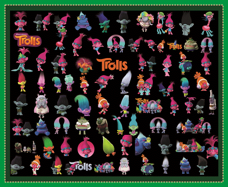 79 Trolls Clipart Png Bundle, Trolls Characters PNG, Printable Trolls Cartoon Images, Transparent Background, Instant Download 955938030