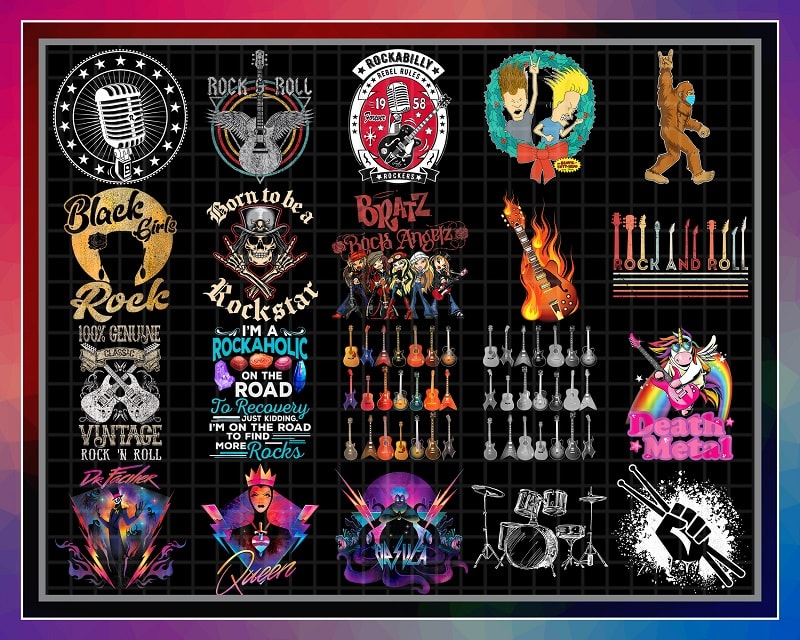 Bundle 50 Designs Rock and Roll PNG, Rock Band Png, Rock Png, Rock N Roll png, Rock star png, Rock On Png, Black rock PNG, Digital Download 911339476