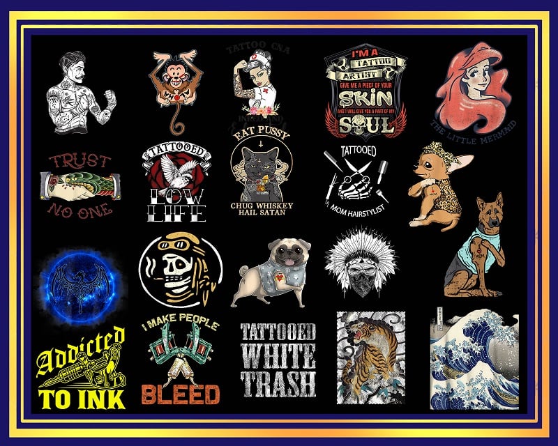 140 Tattoo PNG Bundle, Tattoo Png, Tattoo Images Png, Tattoo Fan Gift, Tattoo Enthusiast PNG, Tattoo Arist PNG, Digital Download 974496552