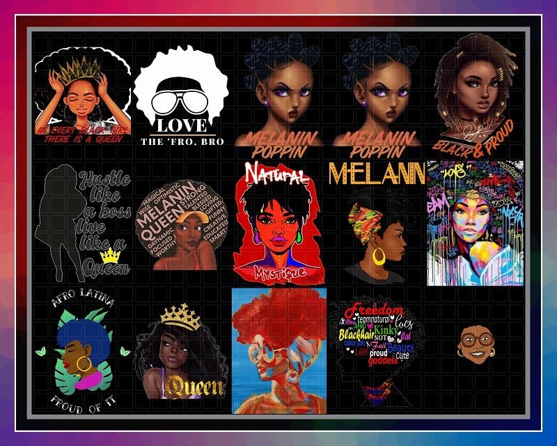 Bundle 35 Designs African American Png, Afro Girl Png, Fro Beauty, Black King, Melanin Poppin, Black Strong Girl Png, American Woman Png 892913786