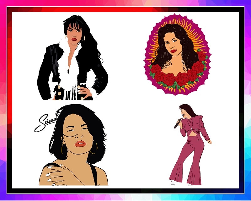 39 Singer SQ Bundle, Selena Quintanilla Images, Singer Images, Singer’s Portraits Bundle, Svg Dxf Png, Cricut File, Digital Download 947156285