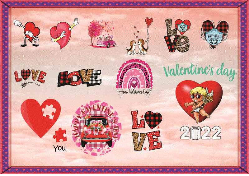 Bundle 54 Valentine PNG, Love png, Valentines Day 2022 Sublimation, Hearts Digital Download, Heart Sublimation, Sublimation Digital 932367309