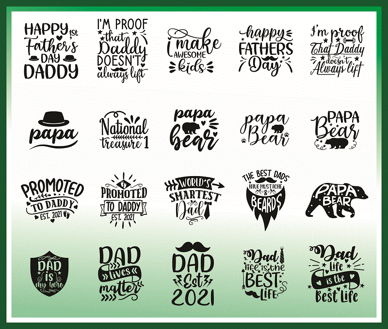 Bundle 80 Dad SVG, Fathers Day SVG, Father svg, Papa svg, Best Dad Ever svg, Grandpa svg, Family Svg Bundle, Instant Download 795217450