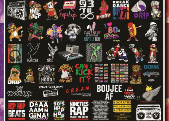 Bundle 200 Old School Hip Hop PNG, I Love Hiphop, Santa clause hiphop, 90’s hiphop, B-boy, hiphop class, elements of hiphop, Digital Download 1021946878 t shirt template