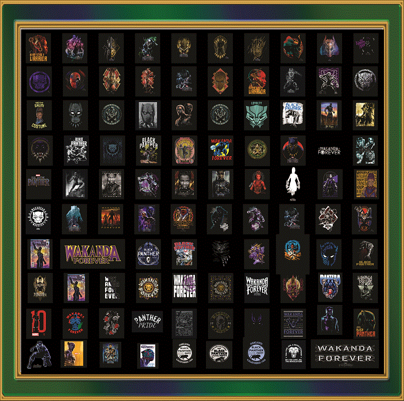 100 Designs Black Panther Png Bundle, T’Challa Face, Wakanda, Black Panther Iron On Transfer, Black Panther Digital, Sublimation 949959645