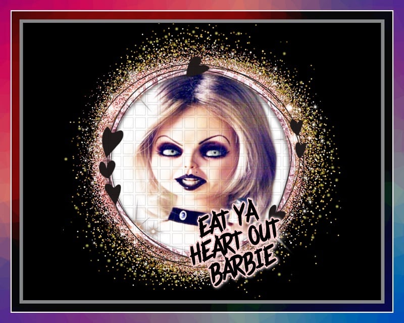 Pride Of Chucky Png Design, Eat Ya Heart Out Barbie, Chucky Bride Of Horror png, Digital Sublimation, Halloween, Png Digital Print Design 1025153924