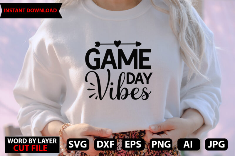 Game Day Vibes vector t-shirt design