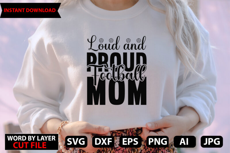 Proud football mom shirts cheap