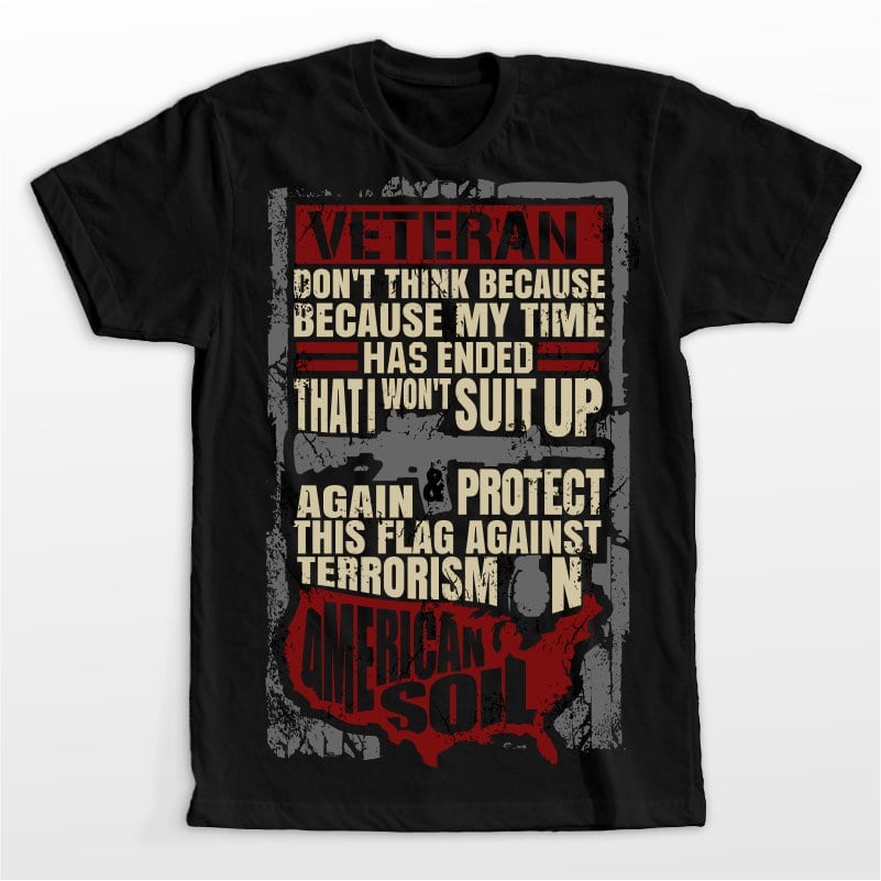 Veteran t-shirt design
