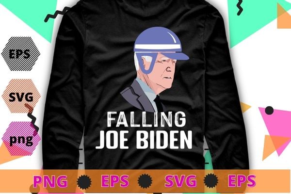 Joe Biden Falling With Biden Funny Ridin With Biden T-Shirt design svg,