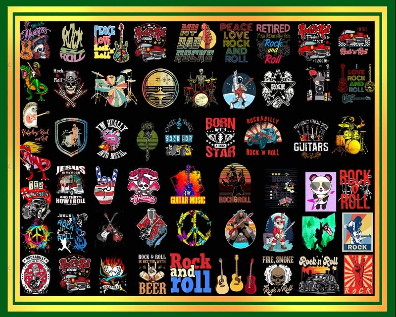 Combo 415+ Rock And Roll PNG Bundle, Rock N Roll png, Rock Band Png, Peace Love Pock & Roll Png, Rock Png, Rock Star Png, Digital Download 997508158