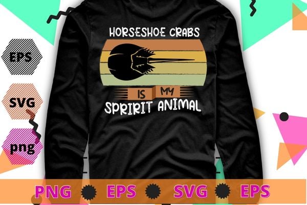 Horseshoe Crabs spirit animal Tye Dye funny sea animals T-shirt design svg, Horseshoe Crabs, spirit animal, Tye Dye, funny, sea animals ,T-shirt design vector