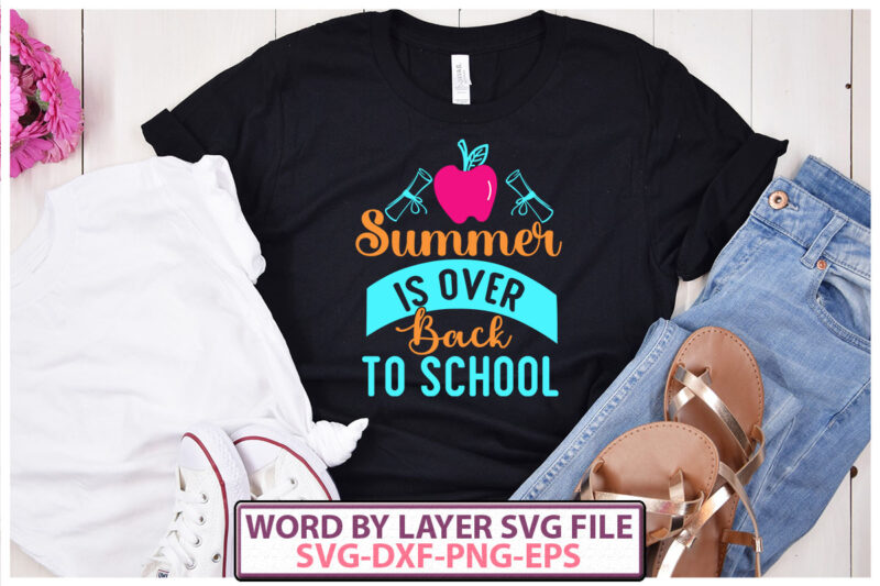summer is lover back to school vector t-shirt design