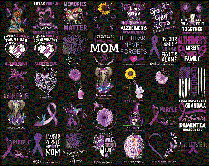 43 Alzheimer Awareness Png, Awareness Elephant Purple Png, I Will Remeber For You Png, Foget Me Not Png, Alzheimers Warrior, Alzheimers Png 1012552798