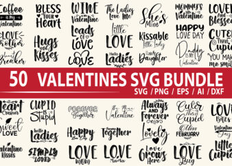 Valentines svg bundle