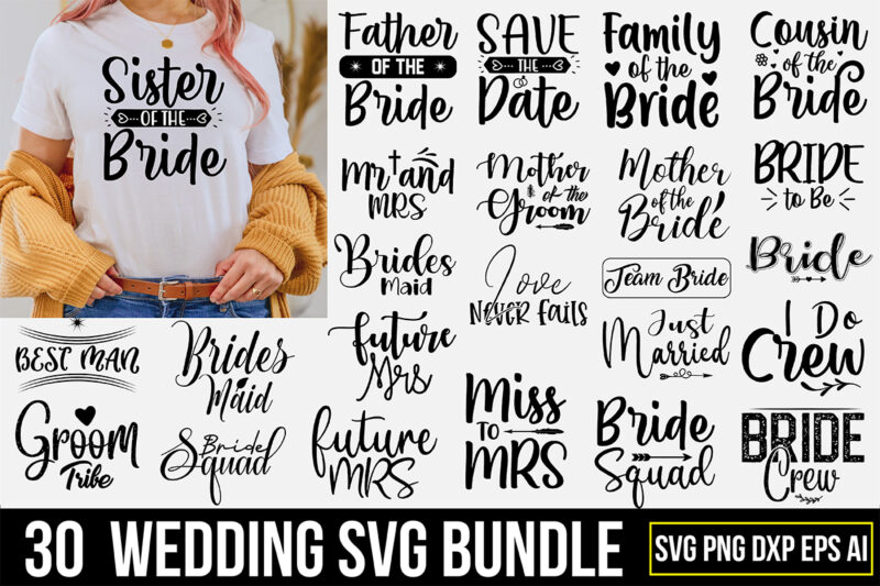 Wedding SVG Bundle