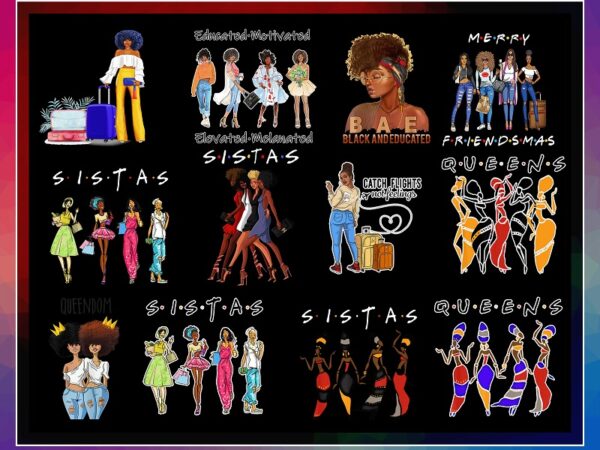 35 afro black girl png bundle, afro girl png , girl’s trips, catch flight not feeling, black sistas, black queen, black women, black beauty 1008982539