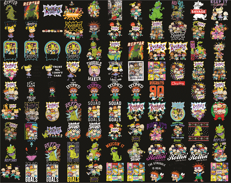 243+ Rugrats PNG Bundle, Rugrats Bundle, Rugrats Friends, Tumbler, Tommy Chuckie Finster, Nickelodeon, Decal, Sublimation, Digital Download 917238912
