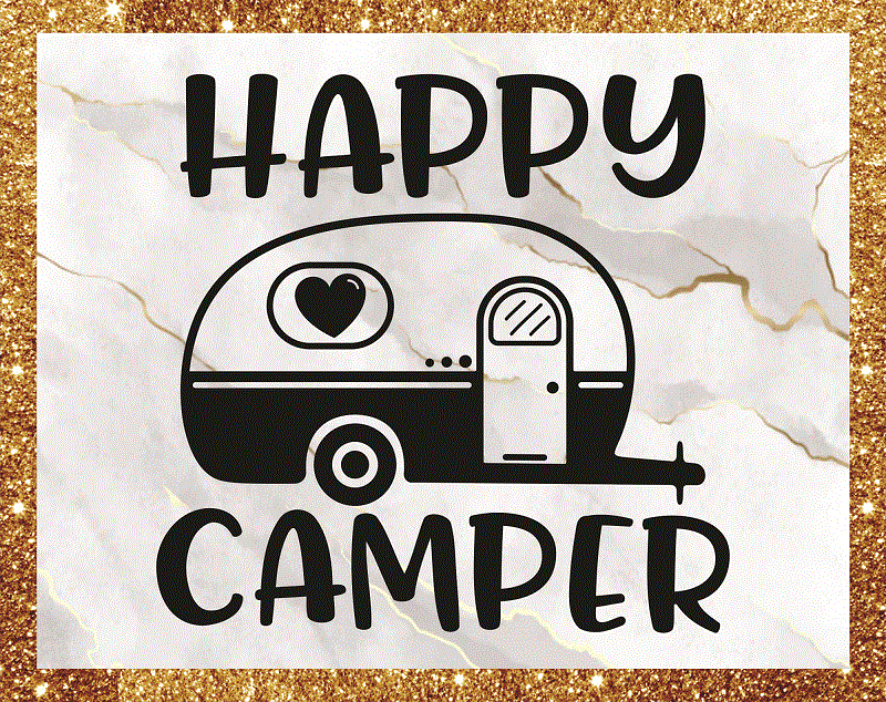 Combo 46+ Caming SVG Bundle, Camp Life SVG, Happy Camper, Camping Shirt, Queen of The Camper Cut File, King of The Camper, Instant Download CB613446559