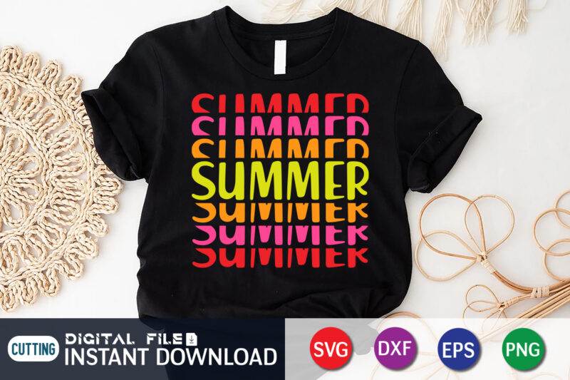 Summer svg bundle t shirt vector illustration