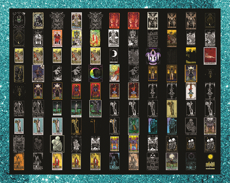 Combo 400 Tarot Cart PNG Bundle, Tarot Art Png For Cricut, Magical tarot cart, Files for Cricut, Tarot Vector, Digital Download CB1035911131