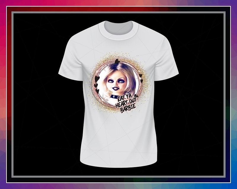 Pride Of Chucky Png Design, Eat Ya Heart Out Barbie, Chucky Bride Of Horror png, Digital Sublimation, Halloween, Png Digital Print Design 1025153924