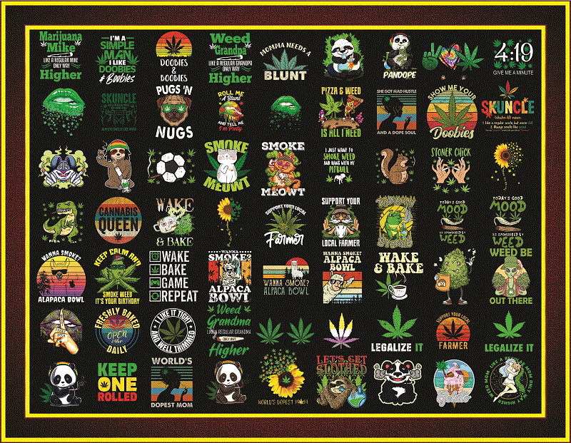 145+ Designs Cannabis SVG, Smoke Weed, Bundle Marijuana Svg, Smoke Meowt, Weed Bundle, Stoner Chick, Pan Dope, Legalize It, Digital Download 990950531