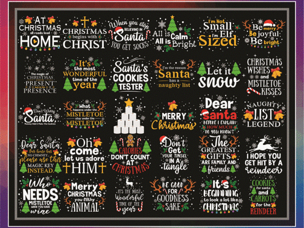 160+ merry christmas bundle ,christmas svg bundle, winter svg, santa svg, holiday, merry christmas, christmas bundle png svg 1071223474