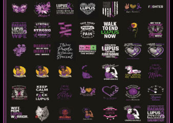 150+ Lupus Awareness Png Bundle, Tourettes Syndrome, Lupus Digital Png, Warrio lupus Awareness Png, In May We Wear Purple Sublimation Png 1008322235