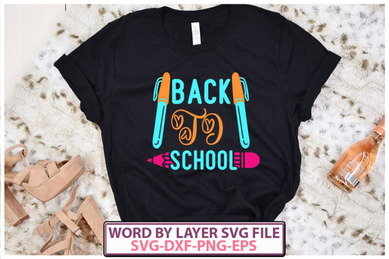 back to school vector t-shirt design