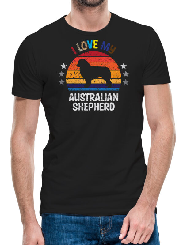 Ultimate Retro Australian Shehpherd Dog Bundle Ready to Print T-shirt Designs
